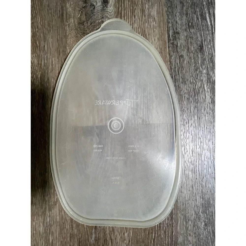 Vintage Plastic Tupperware Replacement Lid Seal ONLY 488 Poultry Ham Keeper